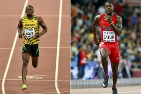 Bolt y Gatlin están en la final de 200 metros