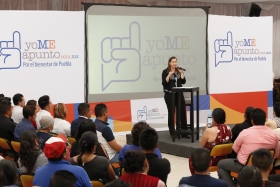 Encabezó el Quinto Foro Ciudadano de la Plataforma “Yo ME Apunto” en el municipio de Tecamachalco,