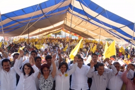 Roxana Luna cierra campaña ante miles de poblanos en San Pedro Cholula