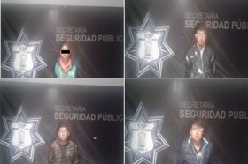 Los detenidos fueron puestos a disposición de la autoridad ministerial correspondiente