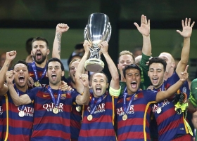El Barcelona se apoder&oacute; del bal&oacute;n y control del juego.
