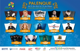 La Arrolladora y Alejandro Guzmán destacan en el Palenque de la Feria de Puebla 2016