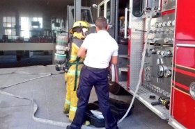 Bomberos sofocaron las llamas    