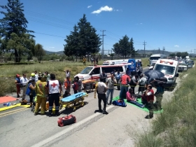 Param&eacute;dicos atendieron a los lesionados 