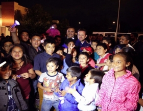 Colocan luminarias en Conjunto Habitacional San Andrés