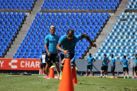 El jugador uruguayo habl&oacute; sobre la importancia de los duelos previos a la competencia oficial