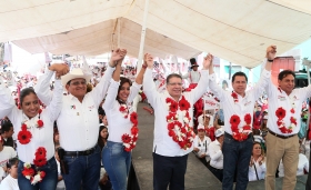 El abanderado tricolor destacó que el desarrollo será equitativo e incluyente