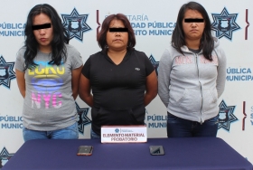 Verónica “N.”, de 43 años de edad, Celia “N.”, de 37 años de edad y Nayeli Iraís “N.”, de 23 años de edad