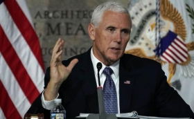 Pence dice que según Honduras caravana de migrantes fue financiada por Venezuela