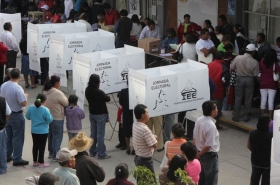 Casillas especiales para votar.