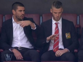 V&iacute;ctor Vald&eacute;s y David de Gea
