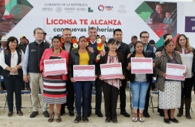  inauguraron nueve lecherías en la región de Tepeaca y de Quecholac