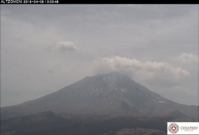 Actividad del Popocatépetl