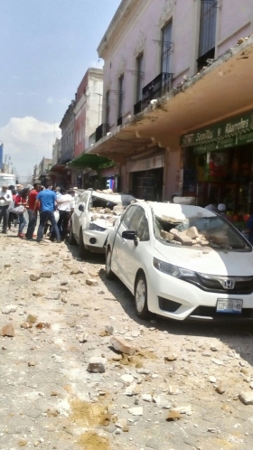 Colapsan edificios en la Ciudad de México 