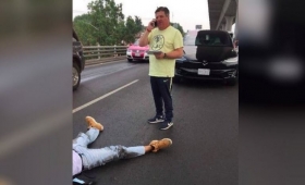 Miguel Herrera implicado en un accidente automovil&iacute;stico, acapara las redes