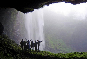 La Cascada de Puxtla en Mazatepec-Tlatlauquitepec.