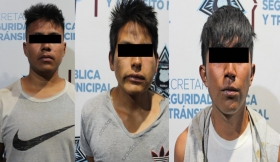  Ramses N, de 22 años de edad, José Alberto N, y César Jair N, ambos de 20 años de edad