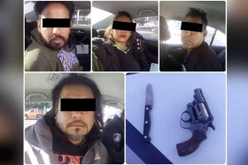 El reporte de un robo en la Avenida Nacional llev&oacute; a la detenci&oacute;n de los sujetos 