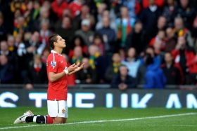 Chicharito jugó la temporada pasada en calidad de cedido en el Real Madrid.