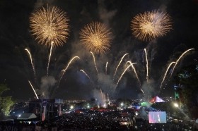 Marco Antonio Sol&iacute;s, Grupo Pesado y un gran espect&aacute;culo de pirotecnia llenaron de alegr&iacute;a y color la celebraci&oacute;n