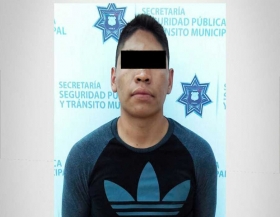 Presunto ladr&oacute;n de celulares