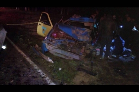 As&iacute; qued&oacute; la unidad en el tramo carretero Otilio Monta&ntilde;o-Atzitzintla
